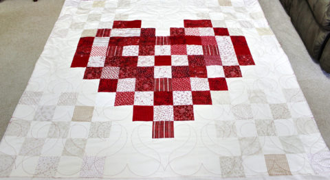 Jeanne Brown’s Heart Quilt