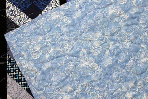 Patti’s Blue Braided Quilt