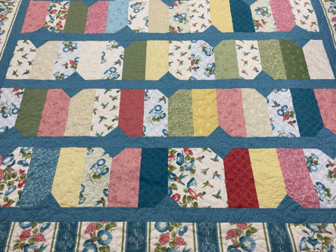 Bonnie’s Diamond Dash Hummingbird Quilt