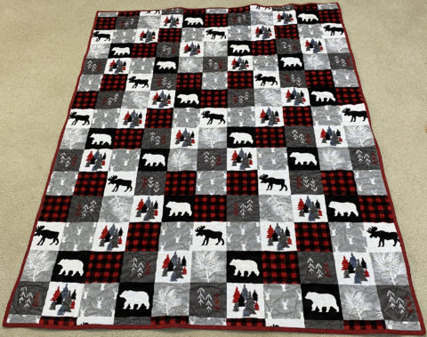 Judy’s Woodsy Toddler Quilt