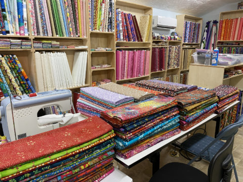 Wide Fabric Selection at Lady Bird Quilts