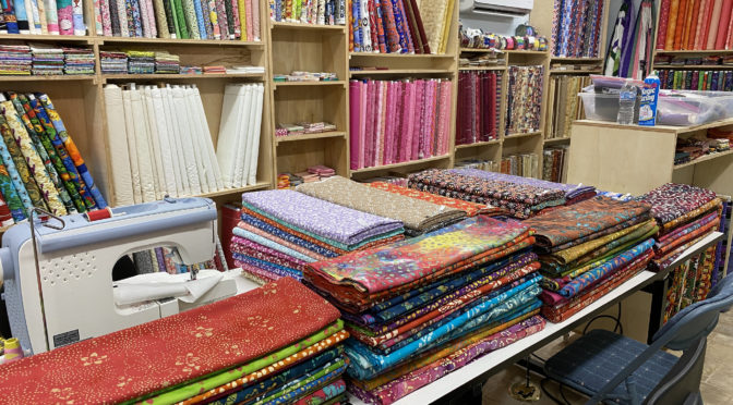 Wide Fabric Selection at Lady Bird Quilts