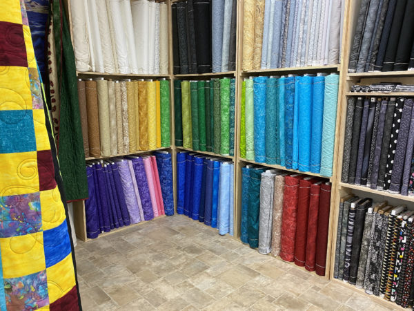 Wide Fabric Selection at Lady Bird Quilts