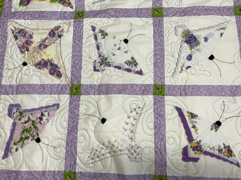 Sue’s Butterfly Appliqué Quilt