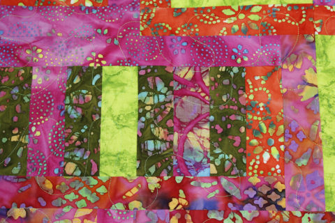 Angela’s Batik Jelly Roll Quilt