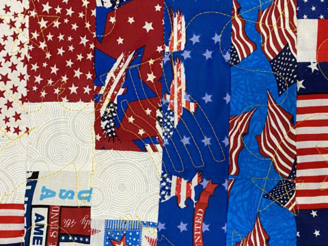 Debbie’s Star Spangled Strip Quilt