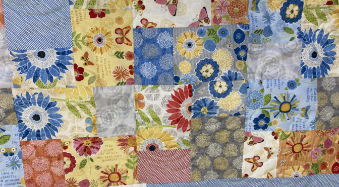 Flowers and Butterflies Quilt by Carol
