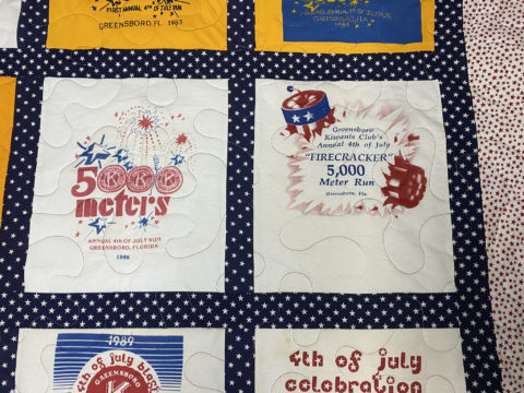 Patsy’s Greensboro, FL 4th of July T-Shirt Quilt