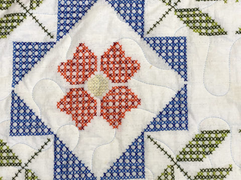 Sue’s Cross Stitch Quilt