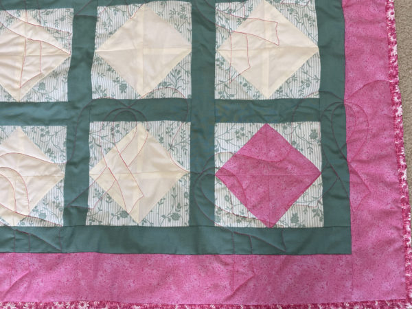 Breast Cancer Awareness Throw by Angie Pitts