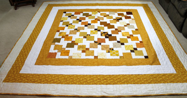 Joy’s Fall Disappearing Nine Patch Quilt