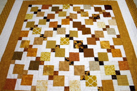 Joy’s Fall Disappearing Nine Patch Quilt