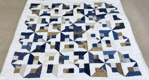 Abigail’s Blue and Gold Quilt