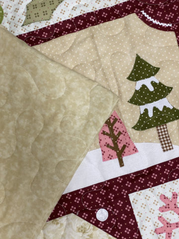 Ann’s 2020 Appliqué Christmas Throw