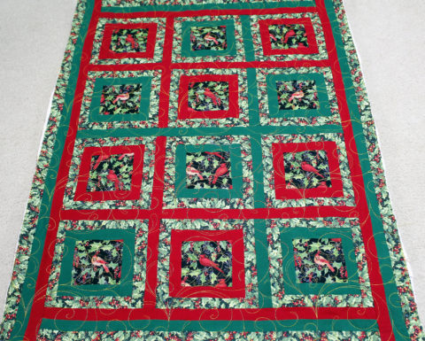 Irene’s Redbird Christmas Throw