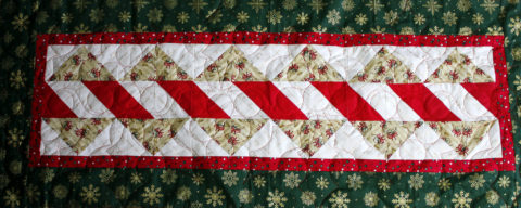 Christmas Table Runner by Sue Coe