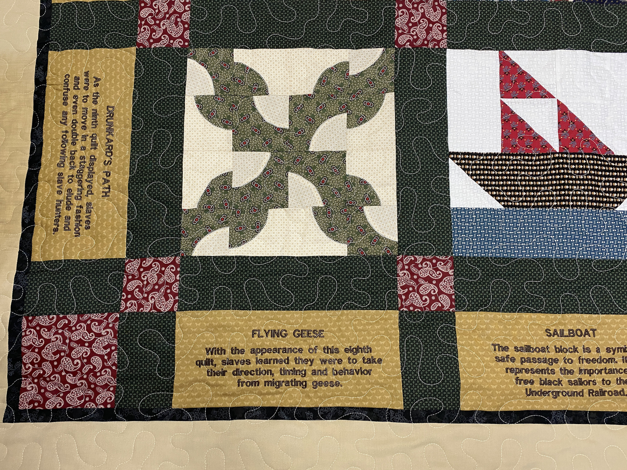 Sue’s Underground Railroad Quilt Lady Bird Quilts