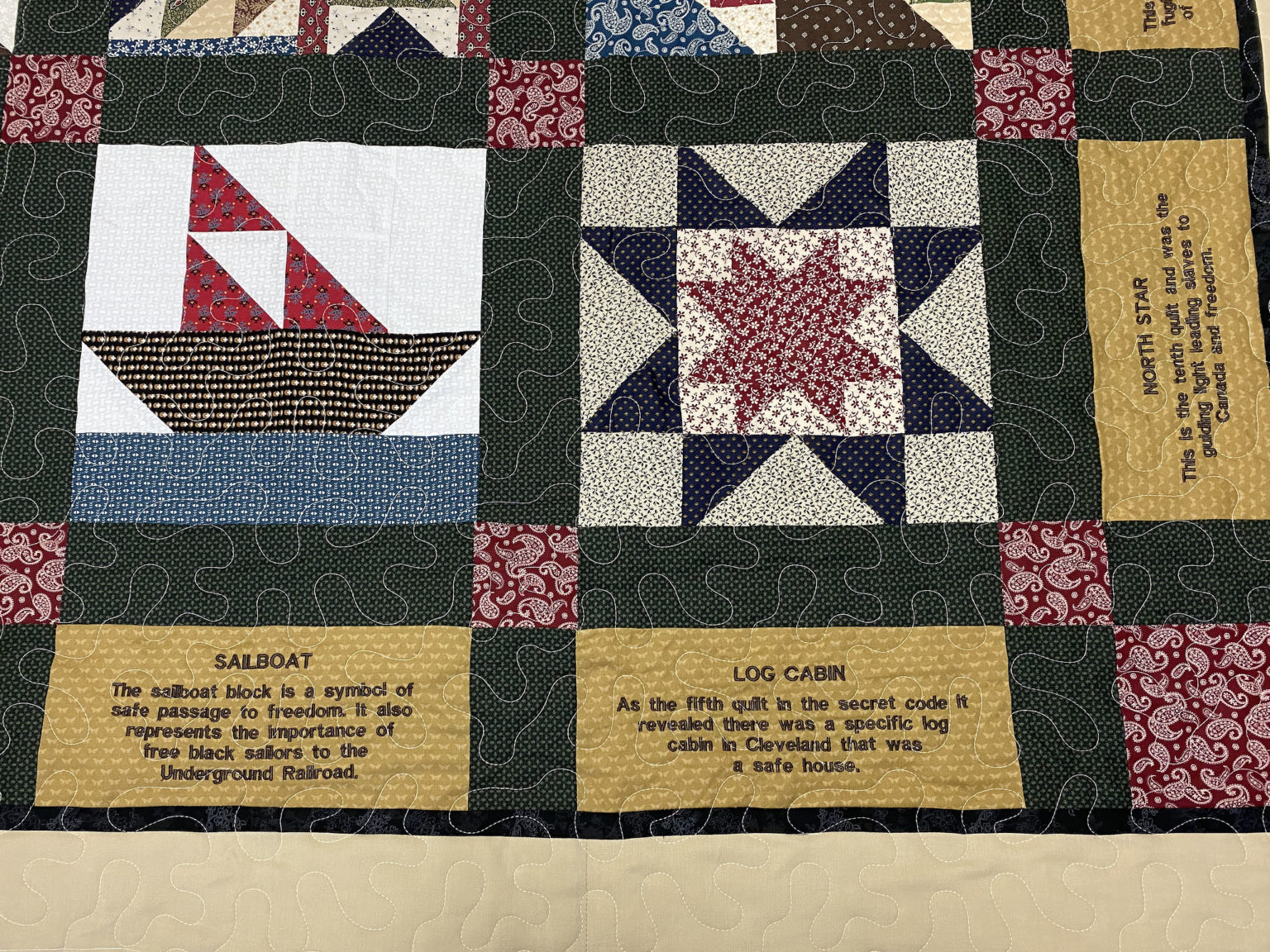 Sue’s Underground Railroad Quilt Lady Bird Quilts