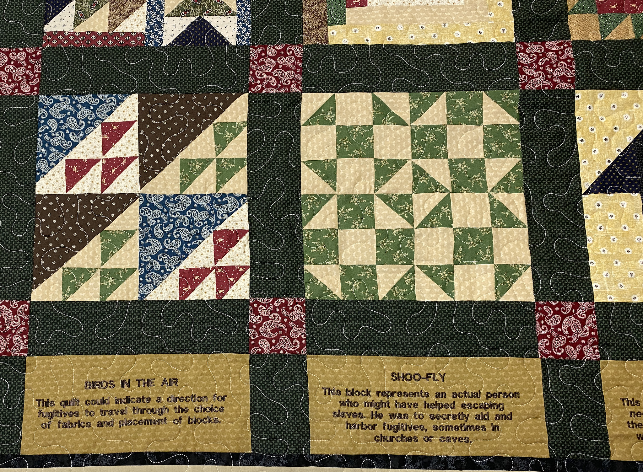 Sues Underground Railroad Quilt Lady Bird Quilts