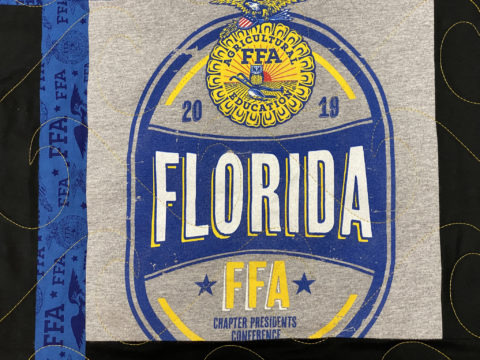 Senior T-Shirt Quilt featuring FFA