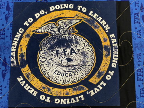 Senior T-Shirt Quilt featuring FFA