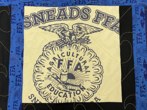 Senior T-Shirt Quilt featuring FFA