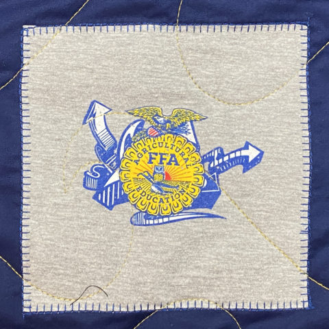 Senior T-Shirt Quilt featuring FFA