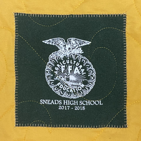 Senior T-Shirt Quilt featuring FFA