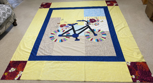 Lynda’s Whimsical Bicycle Art Quilt