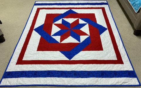 Jill’s Red, White and Blue Quilt