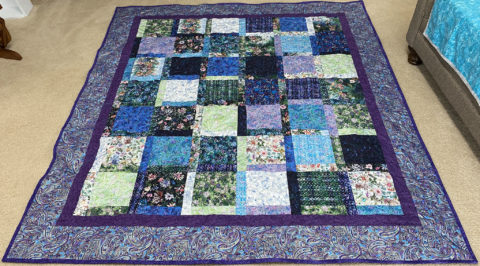 Melanie’s Flowers & Paisley Quilt