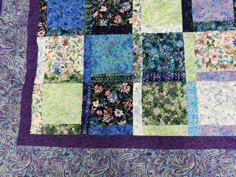 Melanie’s Flowers & Paisley Quilt