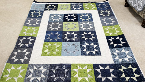 Abigail’s Sawtooth Star Quilt