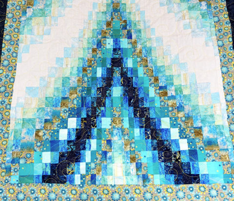 Diana’s Cool Bargello Quilt