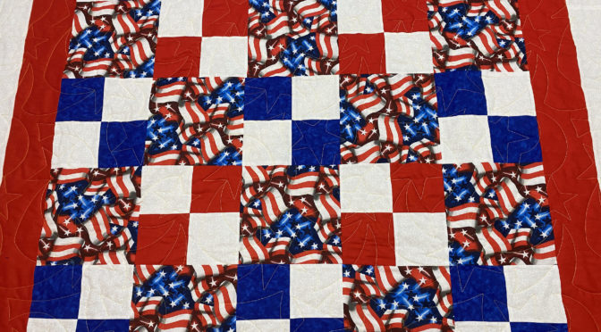 Carole’s Red, White & Blue Quilt!