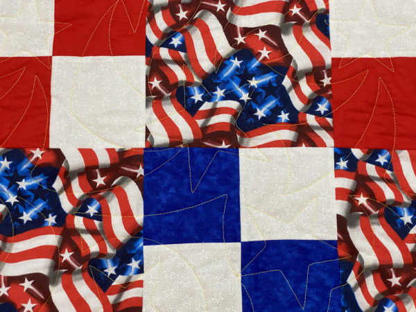 Carole’s Red, White & Blue Quilt