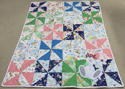 Darlene’s Bunny Quilt for Audry by Jeanne