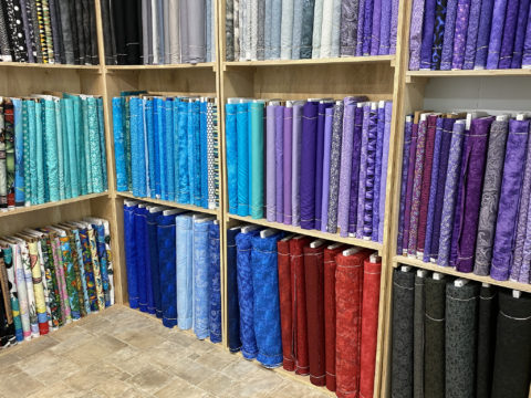 Fabric at Lady Bird Quilts