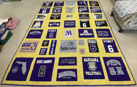 Marianna Bulldogs T-Shirt Quilt for Sydney