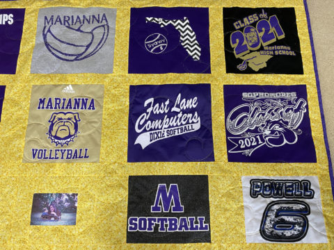 Marianna Bulldogs T-Shirt Quilt for Sydney