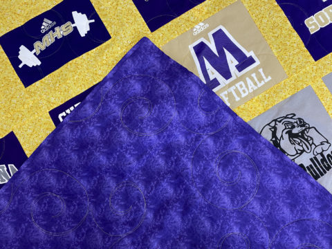 Marianna Bulldogs T-Shirt Quilt for Sydney