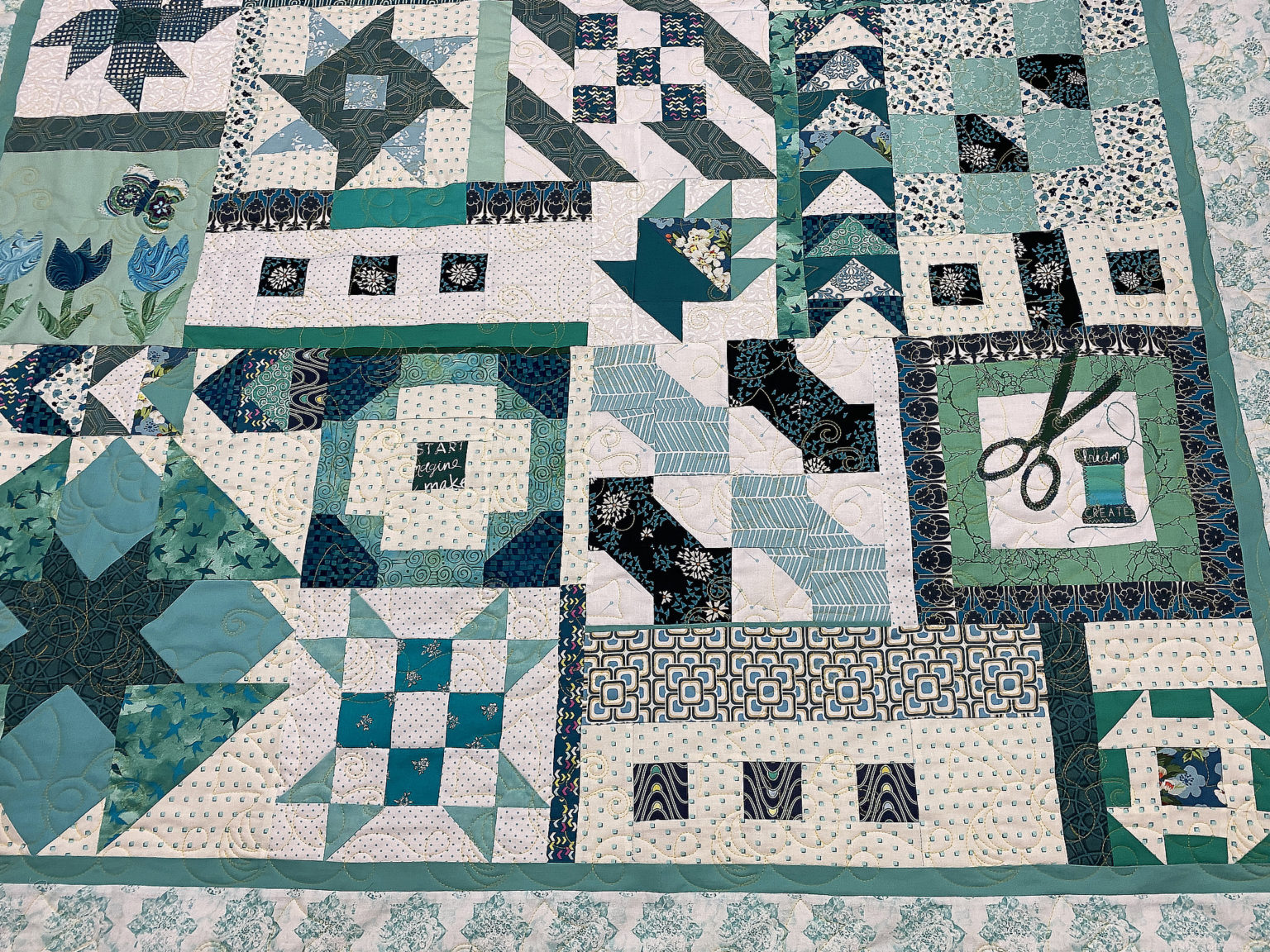 Jeanne’s “Busy Sewing” Quilt! Lady Bird Quilts