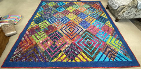 Patti’s Uneven Log Cabin Quilt