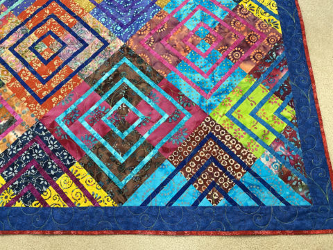 Patti’s Uneven Log Cabin Quilt