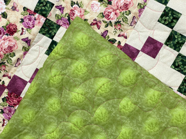 Bonnie’s Floral Irish Chain Quilt
