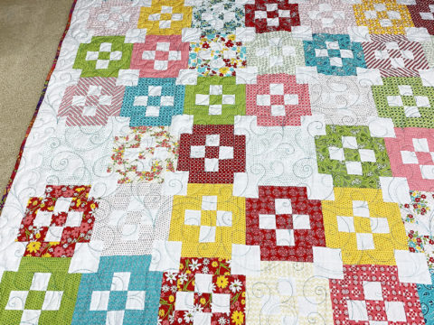 Sarah’s Bordered Nine Patch Quilt