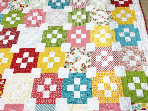 Sarah’s Bordered Nine Patch Quilt