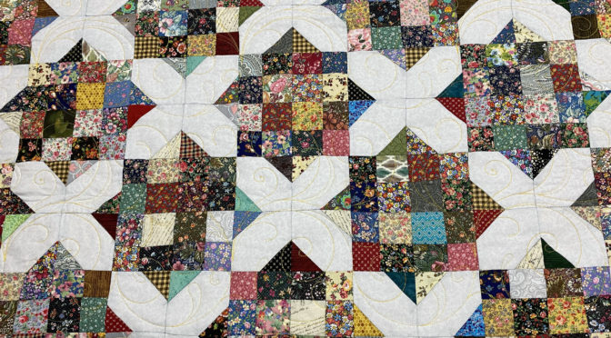 Theresa’s Scrappy Crossroads Quilt!