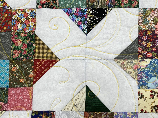Theresa’s Scrappy Crossroads Quilt