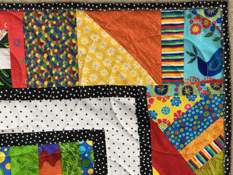 Cheryl’s Scrappy Strip Quilt